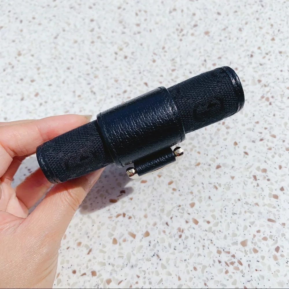 NWT Authentic D-ring GG Canvas Leather Key Wallet - Picture 4 of 6